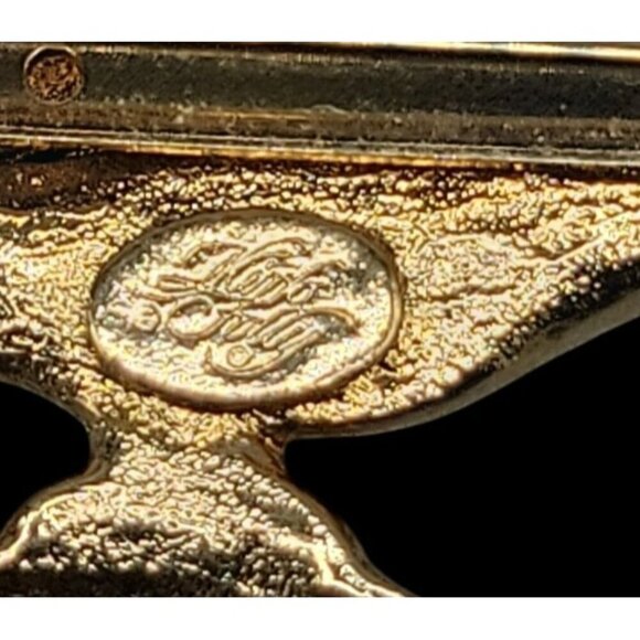 Kirks Folly Alladin Lamp Broock 18k Gold Plated Aurora Borealis Rhinestones - Picture 3 of 15